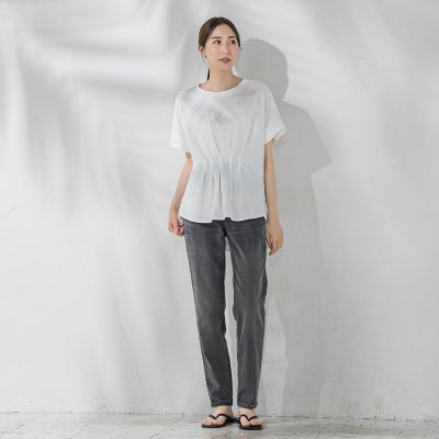 【ＷＥＢ限定】ウエストタックカットソー≪手洗い可能≫