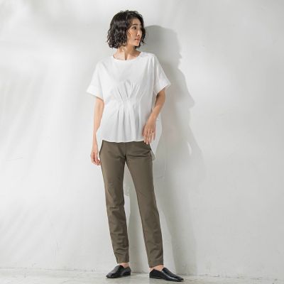 【ＷＥＢ限定】ウエストタックカットソー≪手洗い可能≫