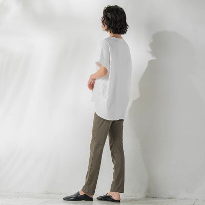 【ＷＥＢ限定】ウエストタックカットソー≪手洗い可能≫