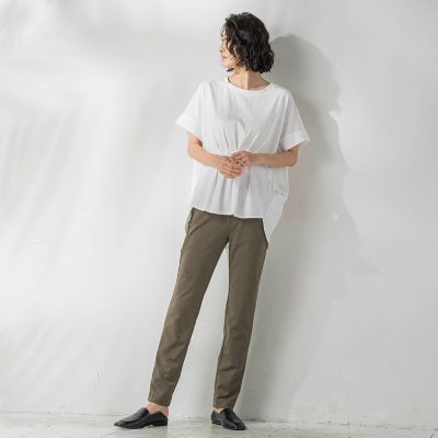 【ＷＥＢ限定】ウエストタックカットソー≪手洗い可能≫