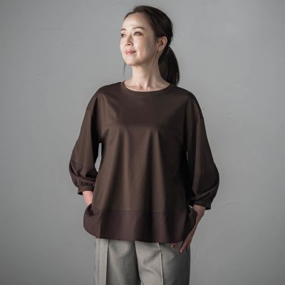SHIRT GATHERED TEE | BORDERS at BALCONY