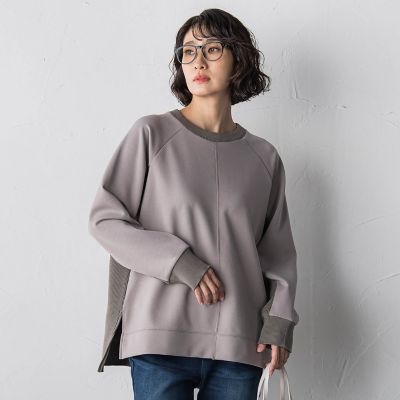 ＜la.f...（Women）＞【ｂｉｙｏｒｉ】ダンボールドッキングカットソー