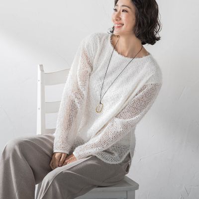 ＜la.f...（Women）＞フェザートップス