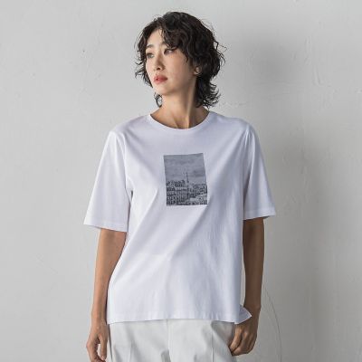 ＜la.f...（Women）＞刺繍Ｔシャツ