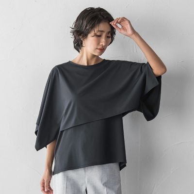lohen ローヘン【完売品】スクエアケープカットソー ローヘン Lohen