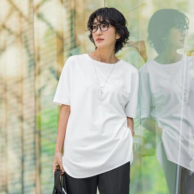 ＜la.f...（Women）＞【ＷＥＢ限定】”細身パンツも怖くない”Ｔシャツチュニック