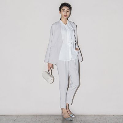 la.f...（Women）/ラ エフ ダブルクロス2WAYタックテーパードパンツ≪洗濯機で洗える/セットアップ対応≫