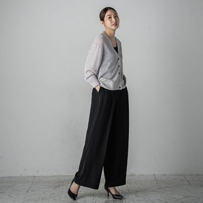 ＫＩＲＥＲＩストレッチワイドパンツ≪セットアップ対応／洗濯機で洗える／機能性素材≫