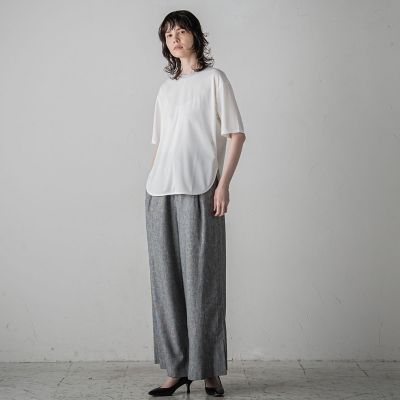 リネンクラッシックパンツ≪手洗い可能／セットアップ対応≫