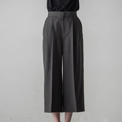 麻調シャンブレーパンツ≪洗濯機で洗える≫ | la.f（Women）/ラ