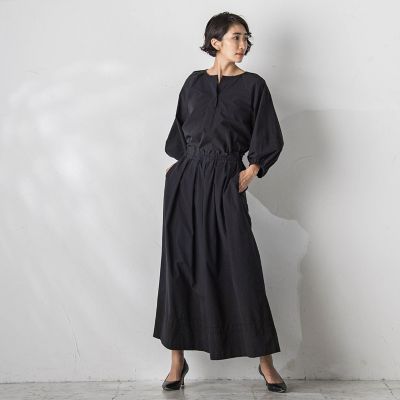 ボリュームワイドタフタパンツ≪洗濯機で洗える／セットアップ対応≫