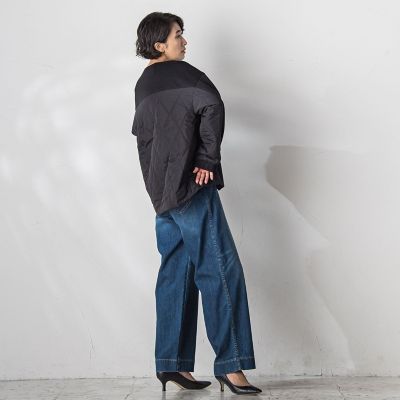 ワイドフィットカーブデニム≪洗濯機で洗える≫