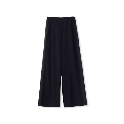 【ＷＥＢ＆ａｍｐ　一部店舗限定】カットジョーゼットサイドラインパンツ