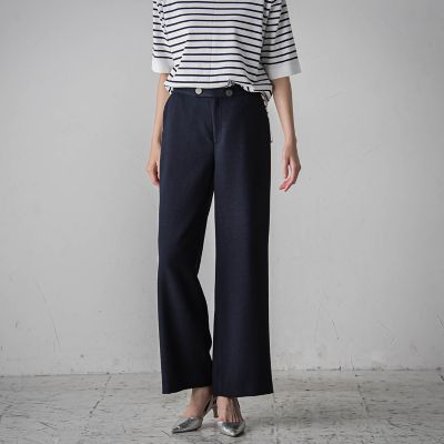 ノンウールツィードパンツ≪洗濯機で洗える／セットアップ対応≫
