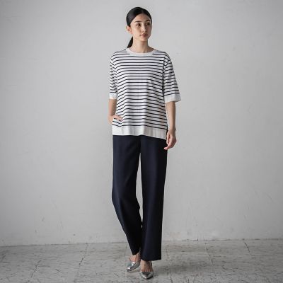 ノンウールツィードパンツ≪洗濯機で洗える／セットアップ対応≫