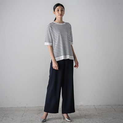 ノンウールツィードパンツ≪洗濯機で洗える／セットアップ対応≫