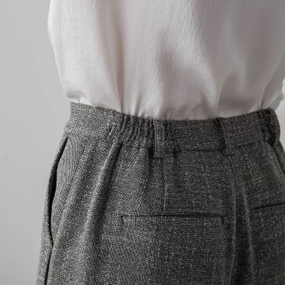 ノンウールツィードパンツ≪洗濯機で洗える／セットアップ対応≫