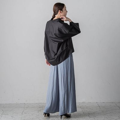【カタログ掲載】スエードタッチサテンパンツ≪洗濯機で洗える≫
