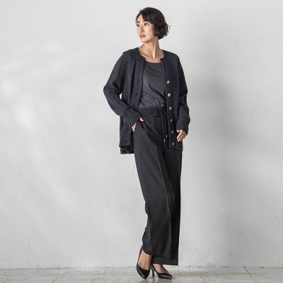 【ＷＥＢ限定】ストレッチワイドパンツ≪洗濯機で洗える／セットアップ対応≫