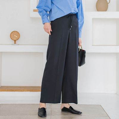 【ＷＥＢ限定】ストレッチワイドパンツ≪洗濯機で洗える／セットアップ対応≫
