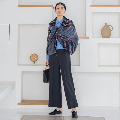 【ＷＥＢ限定】ストレッチワイドパンツ≪洗濯機で洗える／セットアップ対応≫