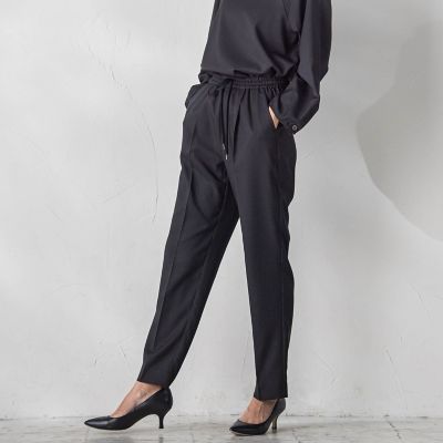 【ＷＥＢ限定】ストレッチテーパードパンツ≪洗濯機で洗える／セットアップ対応≫