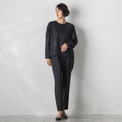 【ＷＥＢ限定】ストレッチテーパードパンツ≪洗濯機で洗える／セットアップ対応≫