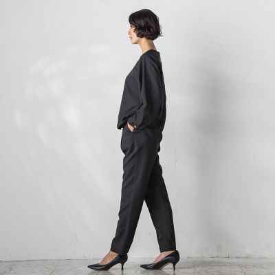 【ＷＥＢ限定】ストレッチテーパードパンツ≪洗濯機で洗える／セットアップ対応≫