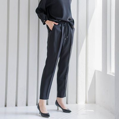 【ＷＥＢ限定】ストレッチテーパードパンツ≪洗濯機で洗える／セットアップ対応≫