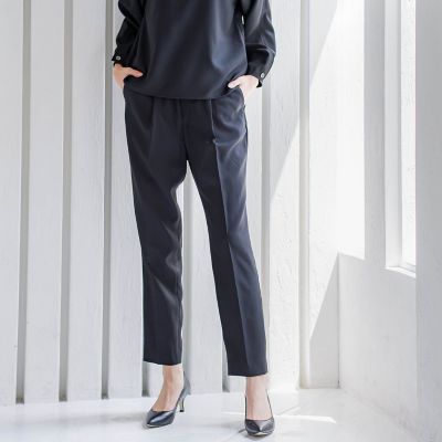 【ＷＥＢ限定】ストレッチテーパードパンツ≪洗濯機で洗える／セットアップ対応≫