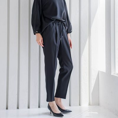 【ＷＥＢ限定】ストレッチテーパードパンツ≪洗濯機で洗える／セットアップ対応≫