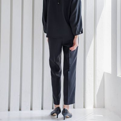 【ＷＥＢ限定】ストレッチテーパードパンツ≪洗濯機で洗える／セットアップ対応≫