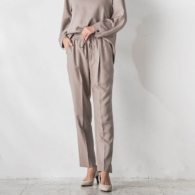 【ＷＥＢ限定】ストレッチテーパードパンツ≪洗濯機で洗える／セットアップ対応≫