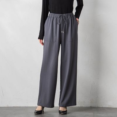 ＜la.f...（Women）＞【ＷＥＢ限定】フィルムストライプパンツ≪手洗い可能≫