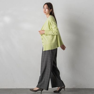 グレンチェックパンツ≪洗濯機で洗える≫