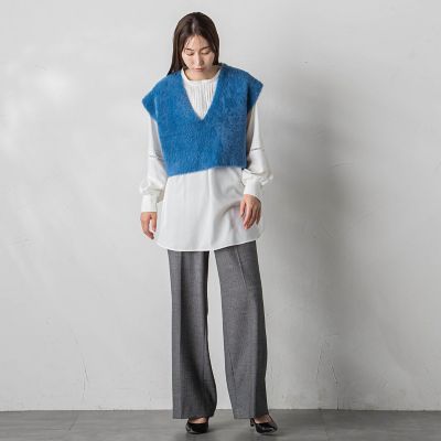 グレンチェックパンツ≪洗濯機で洗える≫