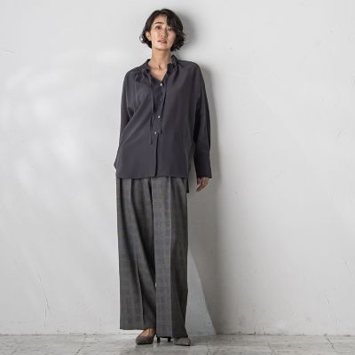 グレンチェックパンツ≪洗濯機で洗える≫