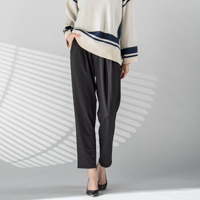 ＜la.f...（Women）＞【ＷＥＢ限定】裏起毛キレイメストレッチパンツ≪手洗い可能≫