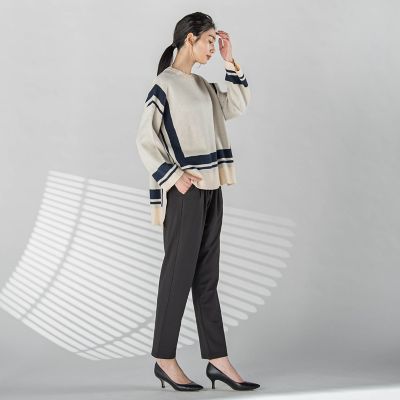 【ＷＥＢ限定】裏起毛キレイメストレッチパンツ≪手洗い可能≫