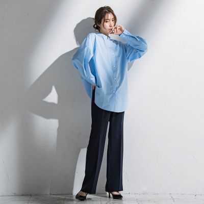 ダブルクロステーパードパンツ≪洗濯機で洗える≫ | la.f (Women