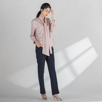 セラテリーダブルクロスセミフレアパンツ≪洗濯機で洗える≫