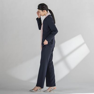 セラテリーダブルクロスセミフレアパンツ≪洗濯機で洗える≫