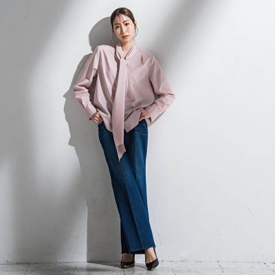 ストレッチデニムパンツ≪洗濯機で洗える≫