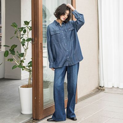 ストレッチデニムパンツ≪洗濯機で洗える≫