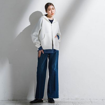 ストレッチデニムパンツ≪洗濯機で洗える≫