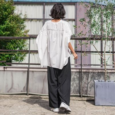 Amazon | [ZWYM] ガウチョパンツ 花柄 ワイドパンツ レディース