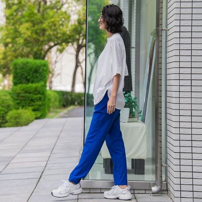【ＷＥＢ限定】シェルタリングテーパードパンツ≪洗濯機で洗える≫