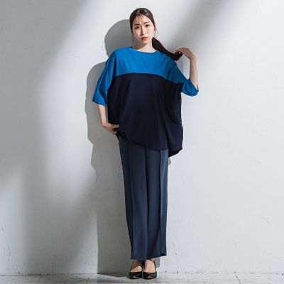 シワレス”ワイドパンツ≪洗濯機で洗える≫ | la.f（Women