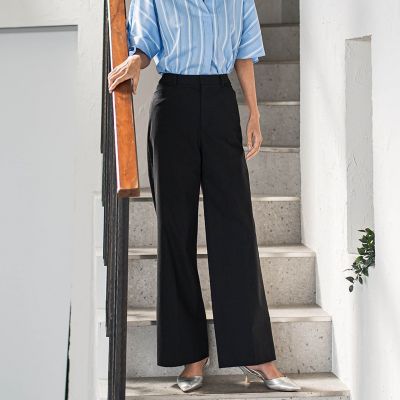 バックラッシュリネン混パンツ≪洗濯機で洗える≫