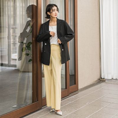 バックラッシュリネン混パンツ≪洗濯機で洗える≫